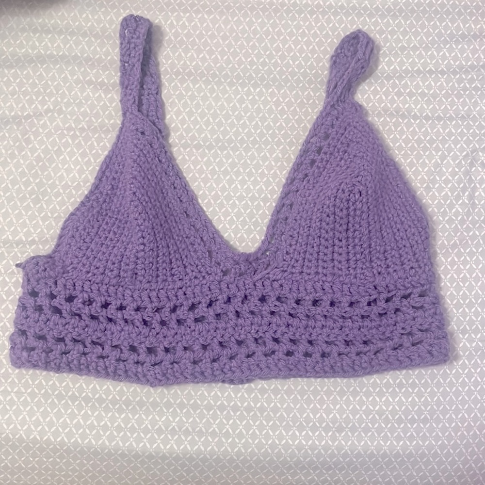 Crotchet crop top